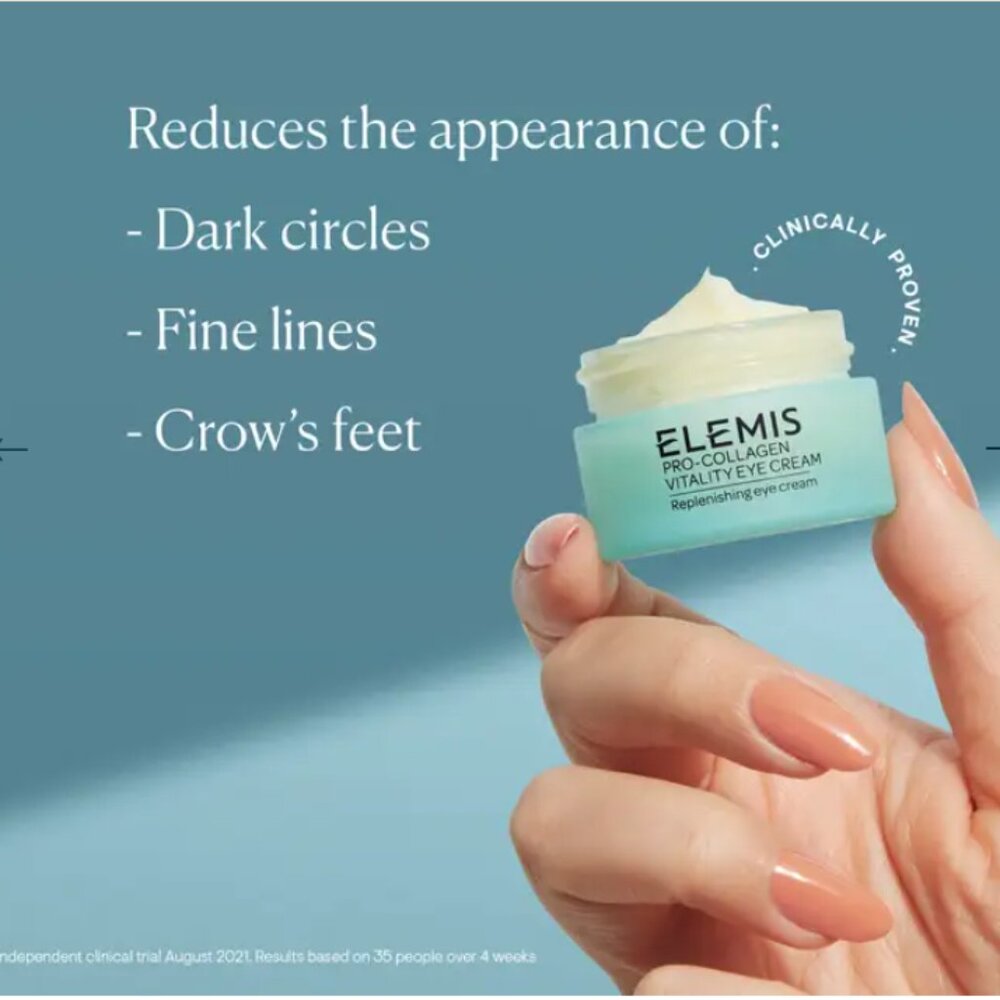 ELEMIS Pro-Collagen Vitality Eye Cream NIB Factory Sealed!